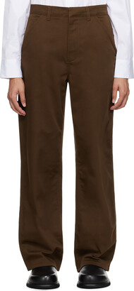 6397 Brown Workwear Trousers - ShopStyle Pants